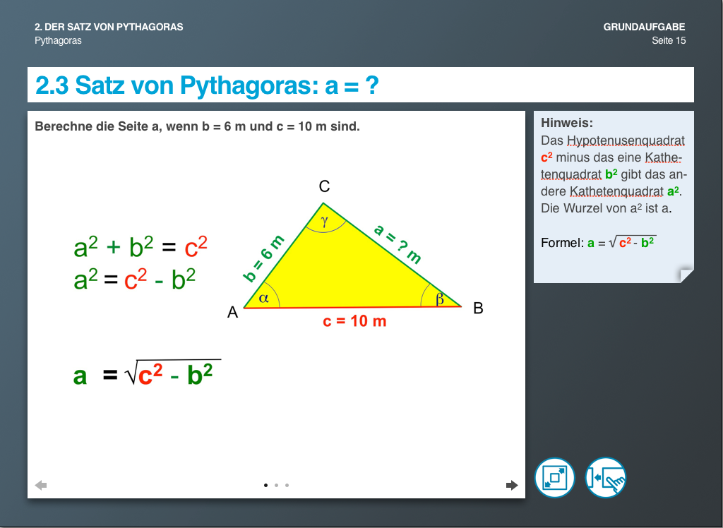 Satz von Pythagoras